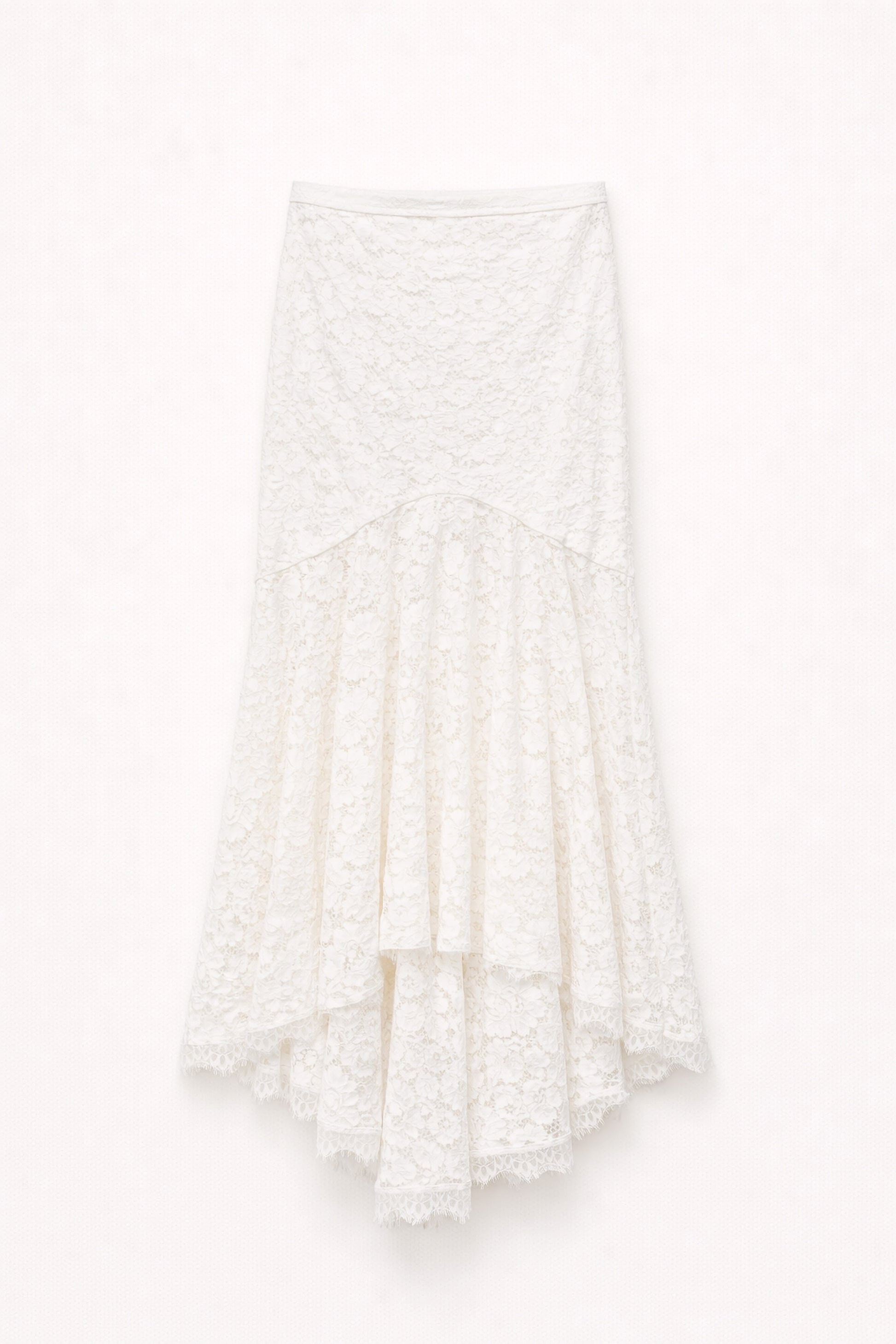White long lace skirt Baroc Boutique