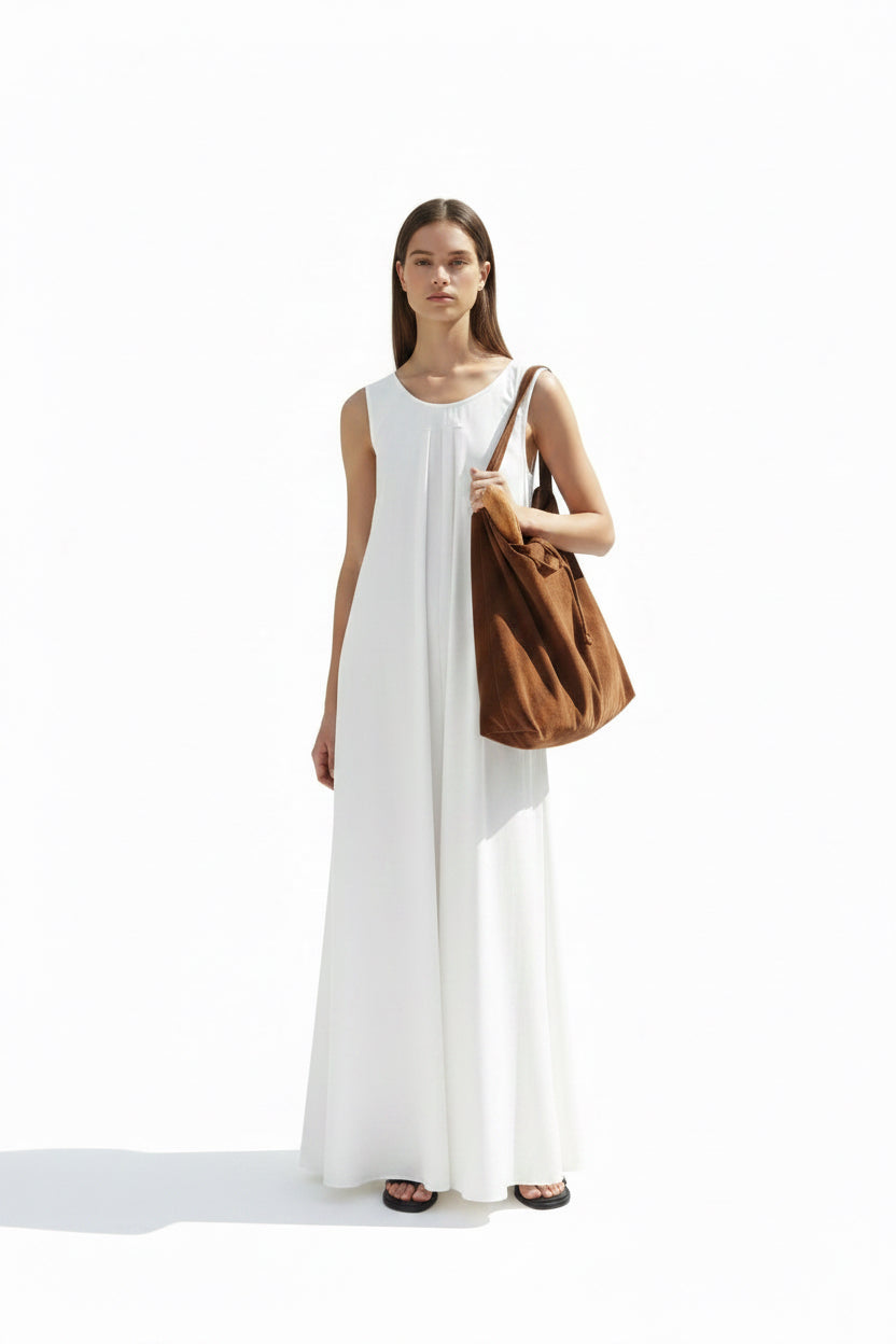 White oversized jumpsuit Baroc Boutique