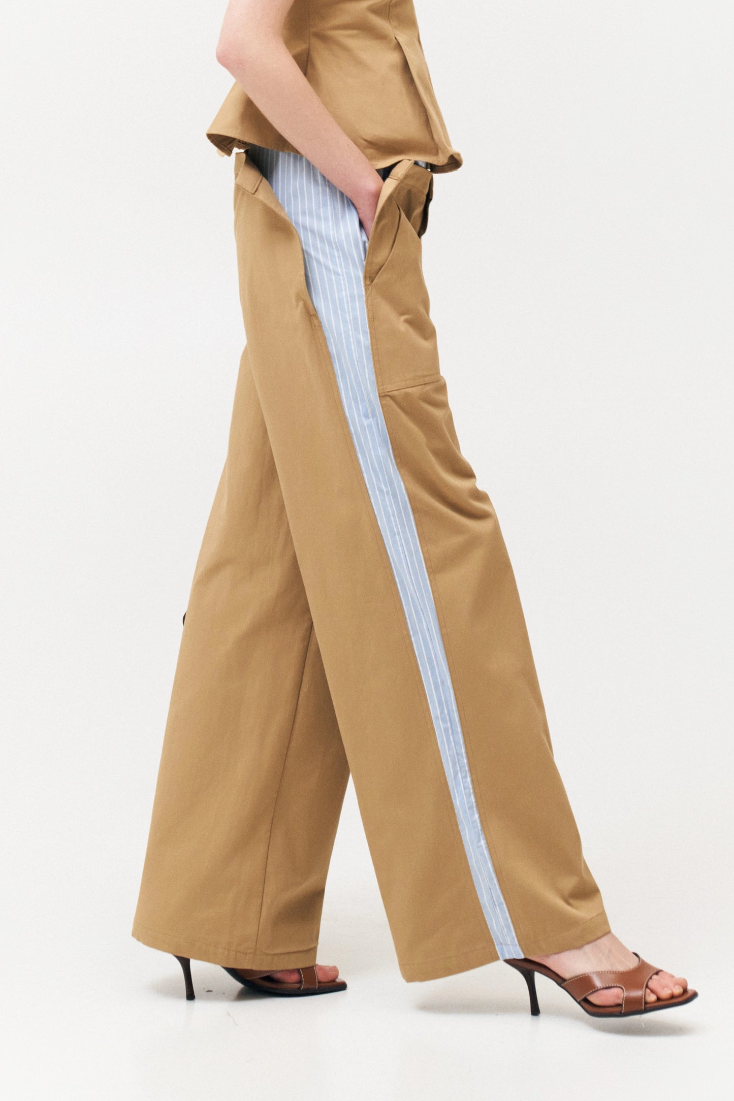 Wide leg combined pants Baroc Boutique