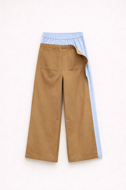 Wide leg combined pants Baroc Boutique