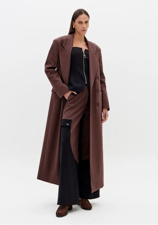 Wide leg pants with contrast panels Baroc Boutique
