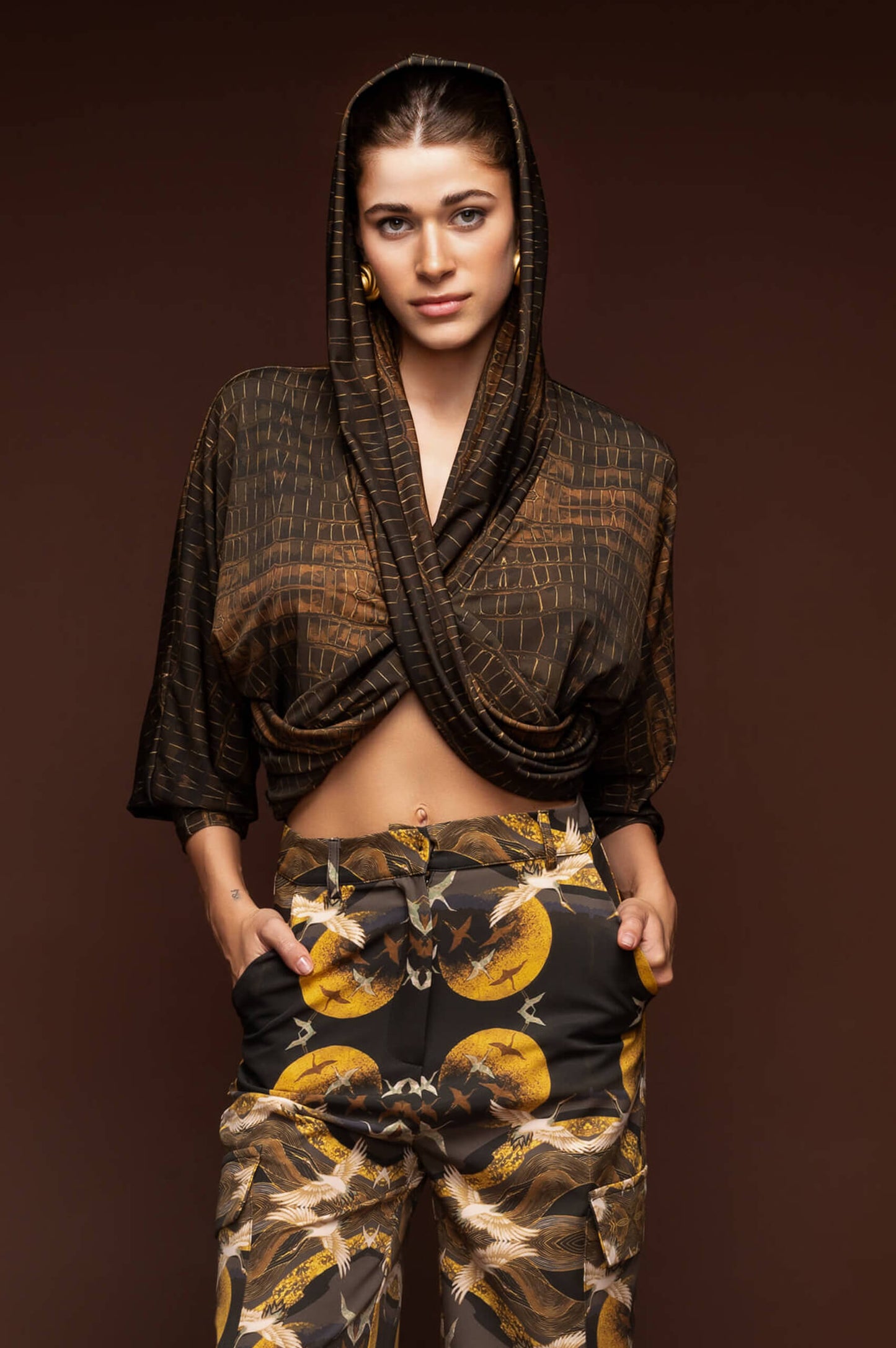 Yoko hooded top Baroc Boutique