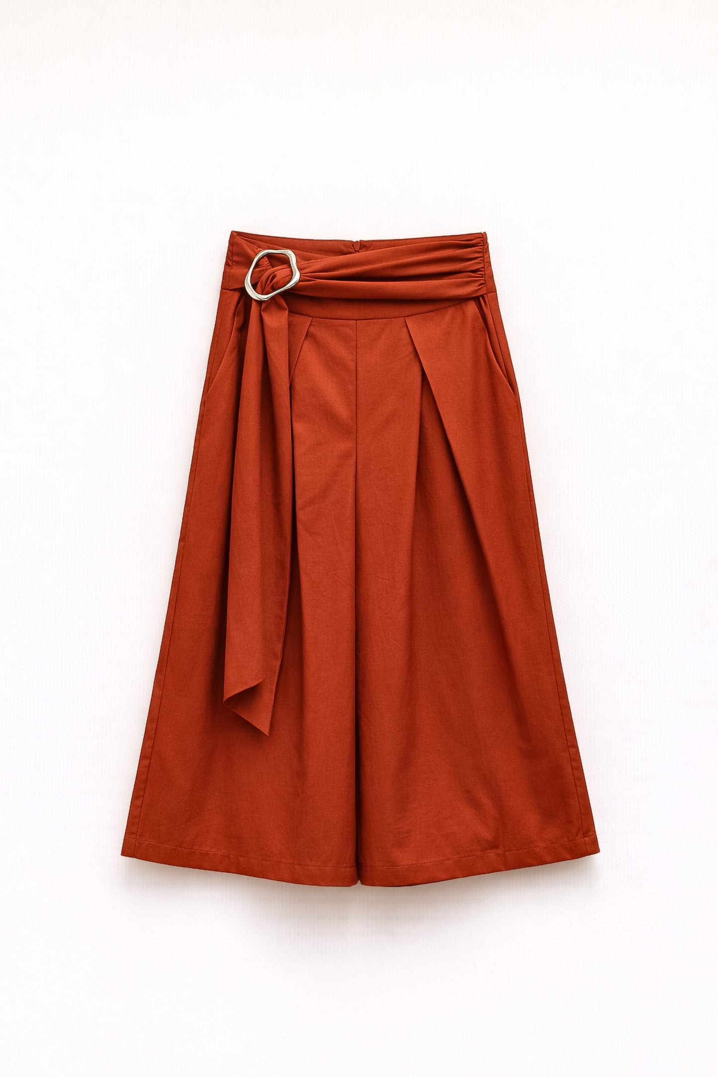 Zip culotte with belt Baroc Boutique