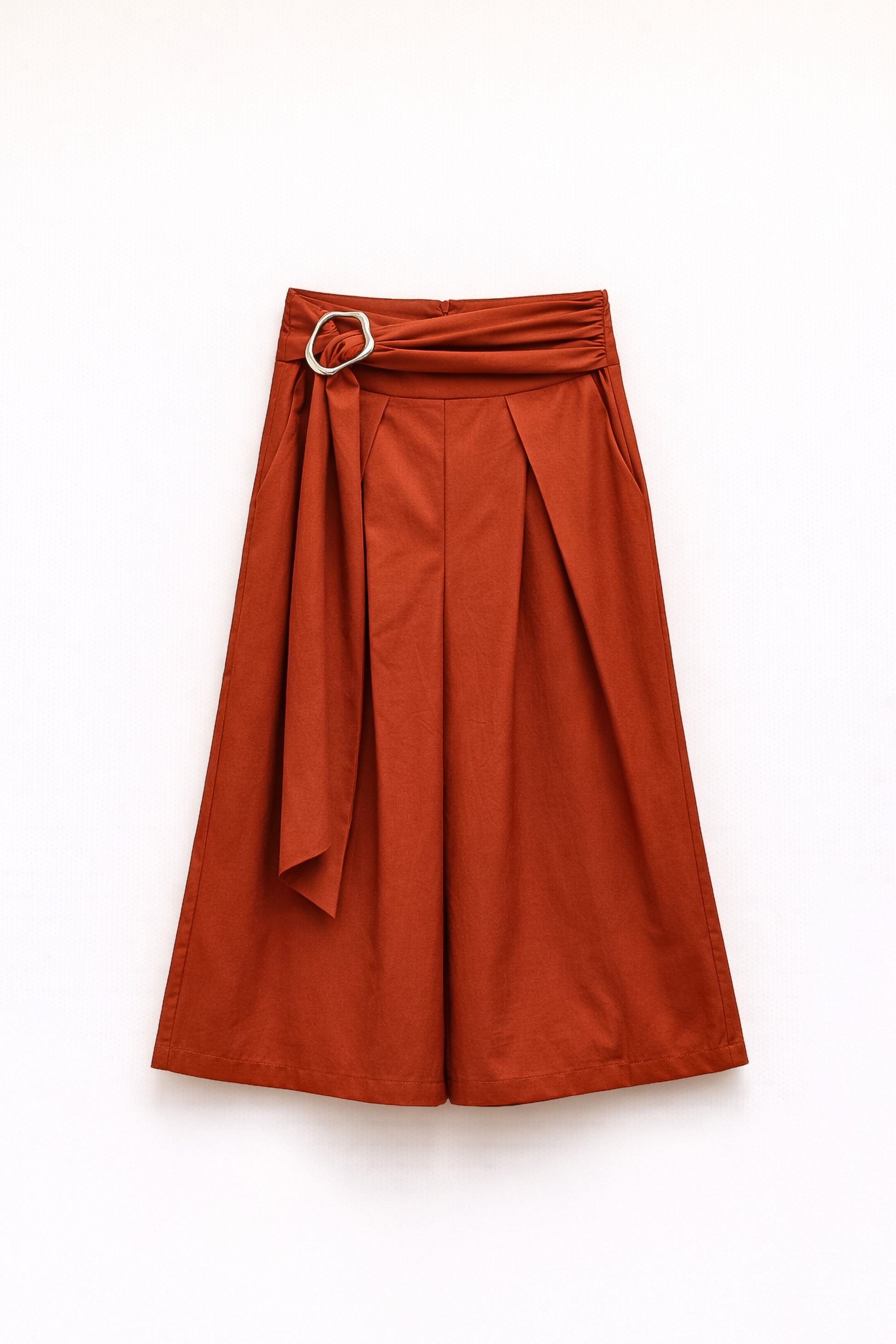 Zip culotte with belt Baroc Boutique
