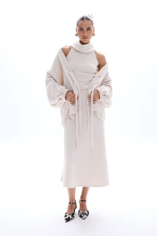 Ifi off-white cardigan