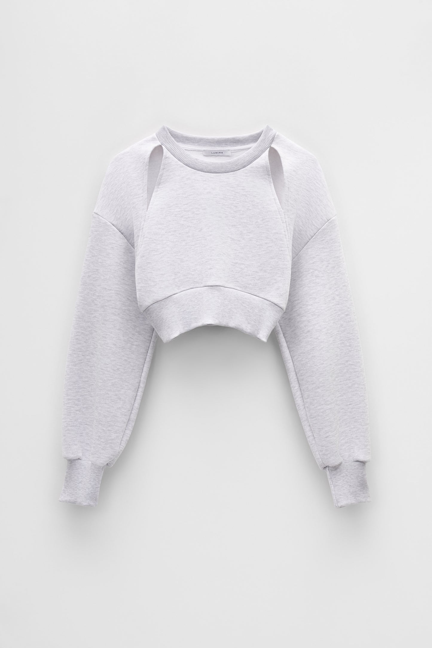 Crop Sweatshirt with cut out