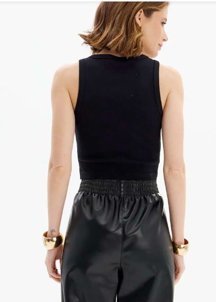 Sleeveless Short Blouse