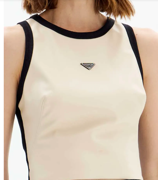 Sleeveless Short Blouse