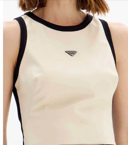 Sleeveless Short Blouse