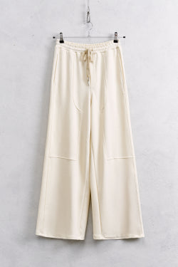 Wide leg track pants