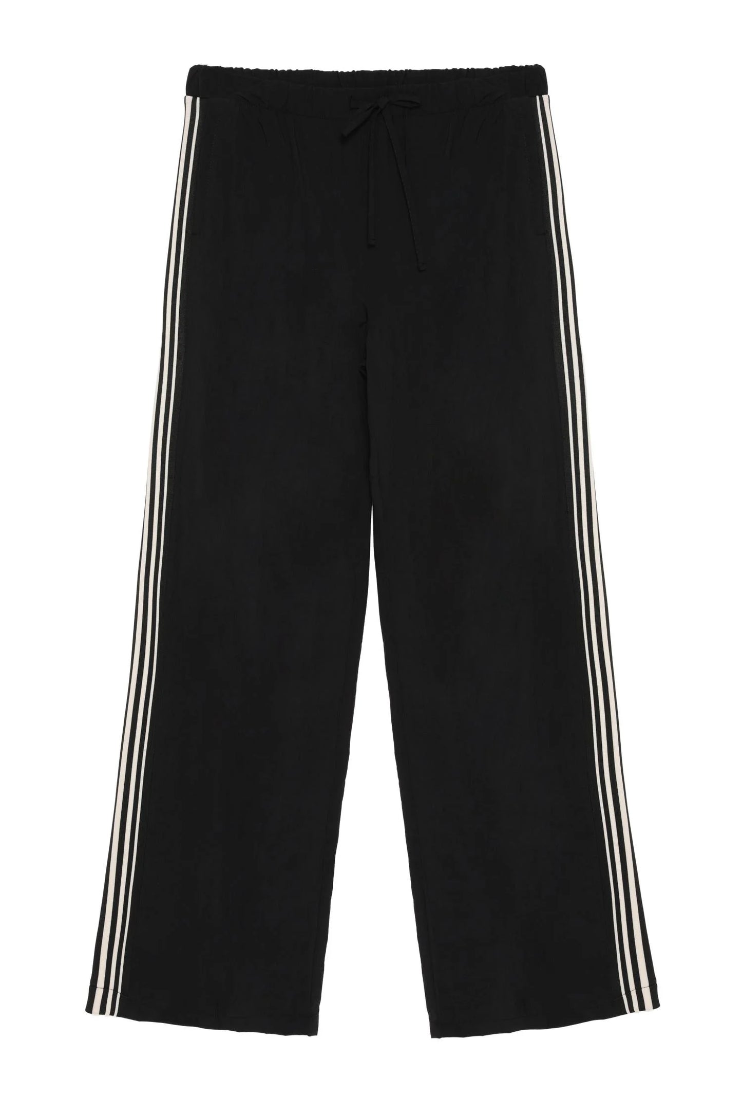 Waterproof pants with stripes on the side