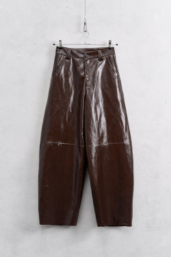 Eco leather trousers