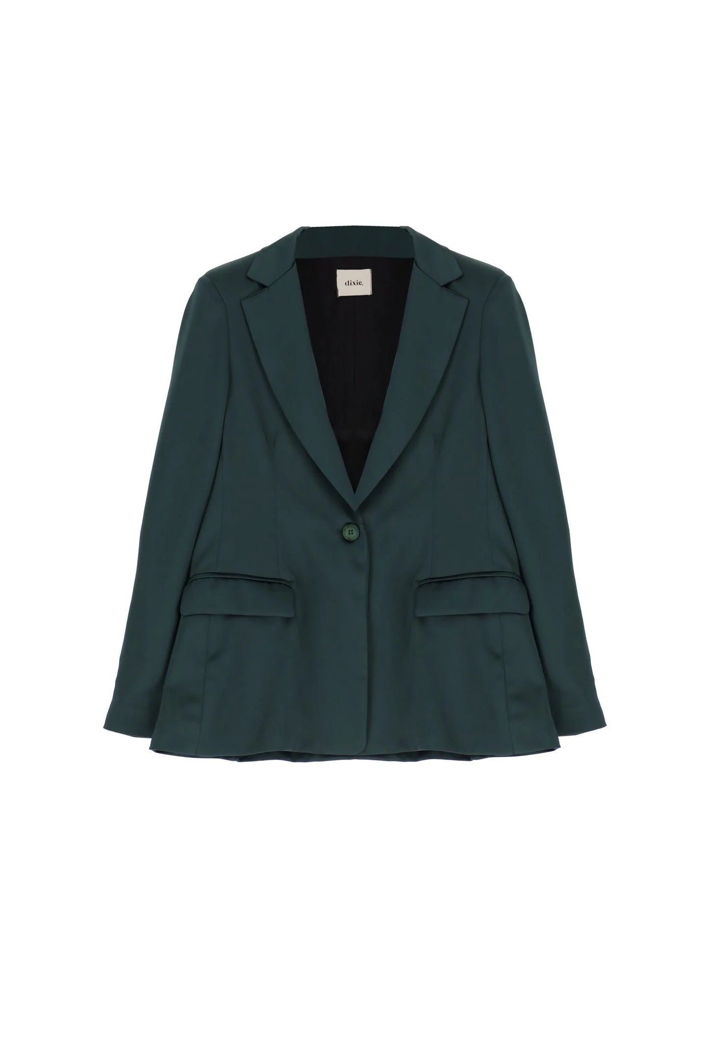 Blazer Dixie Satin green Blazer Baroc Boutique MEDIUM / GREEN