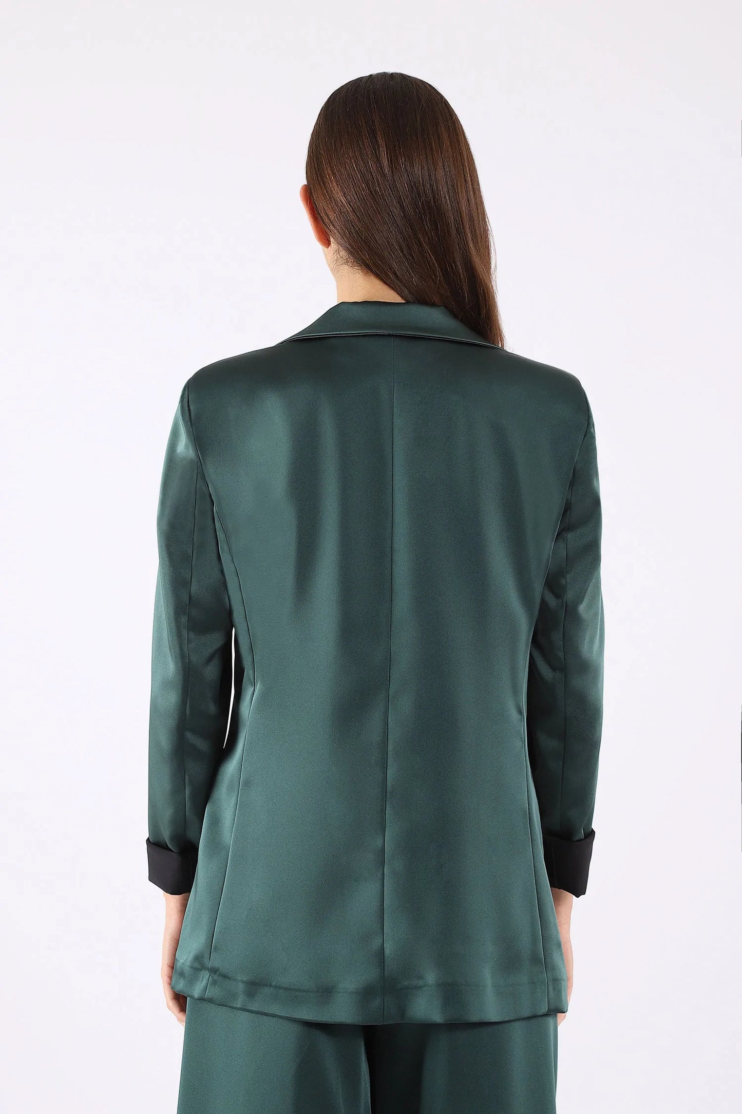 Blazer Dixie Satin green Blazer Baroc Boutique MEDIUM / GREEN