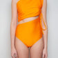 Body One shoulder Lycra orange body Baroc Boutique
