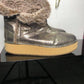 Boots Leather Boots with inside fur Baroc Boutique 40 / GOLD / LEATHER