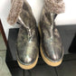 Boots Leather Boots with inside fur Baroc Boutique 40 / GOLD / LEATHER