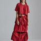 Dress Polymorphic red dress Baroc Boutique ONE SIZE / WHITE