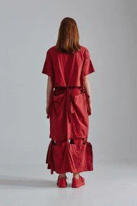 Dress Polymorphic red dress Baroc Boutique ONE SIZE / WHITE