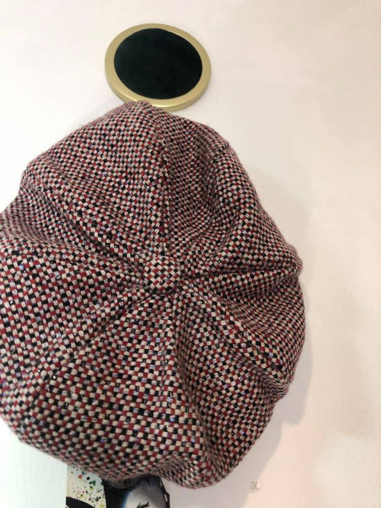 Hat Three colour beret Baroc Boutique