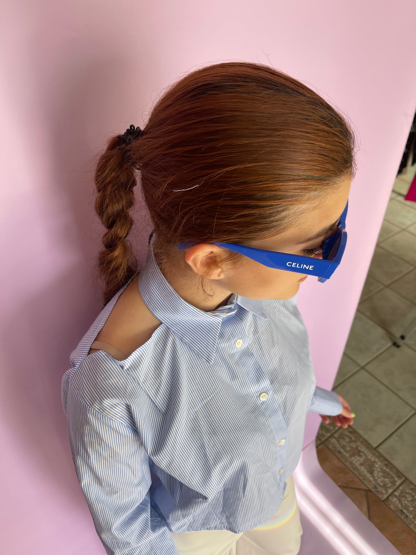 Shirt Vicolo crop shirt with cuts on the shoulder Baroc Boutique