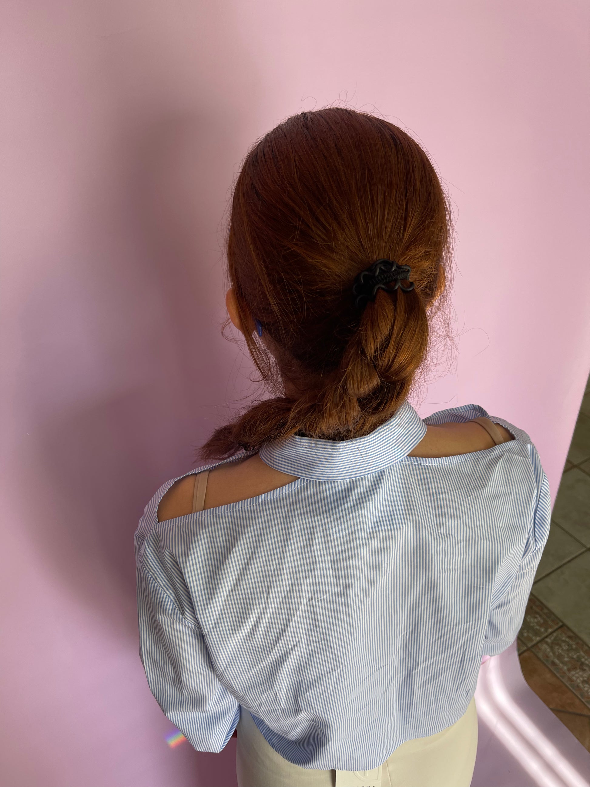 Shirt Vicolo striped cut out shirt Baroc Boutique