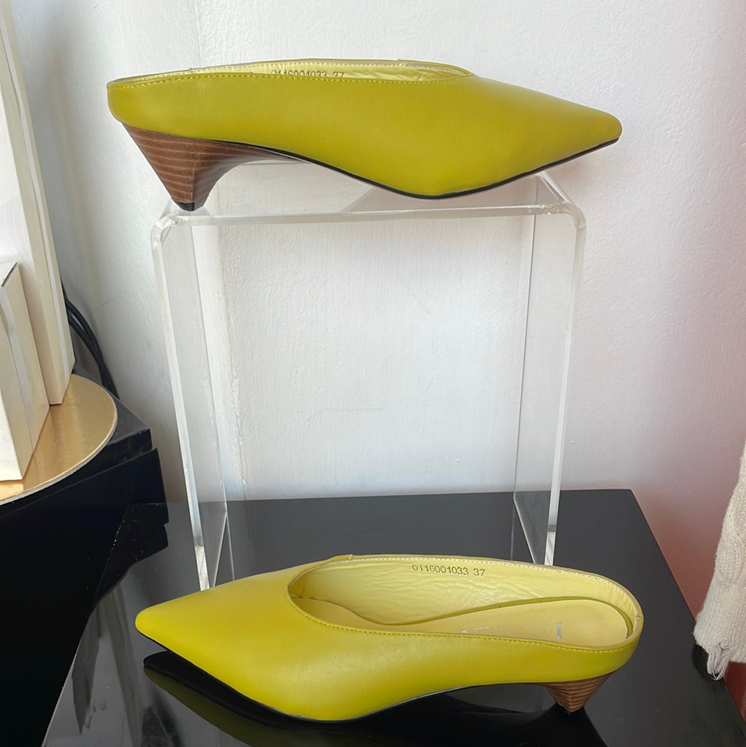 Shoes Skyroom lime mules Baroc Boutique