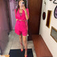 Shorts Dixie Orange Bermuda Short Baroc Boutique